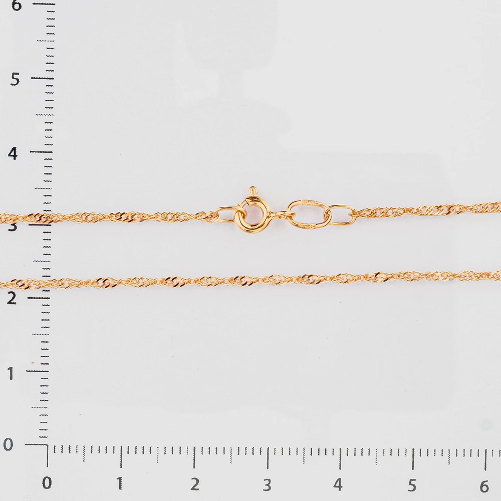 Цепь из красного золота 585 пробы