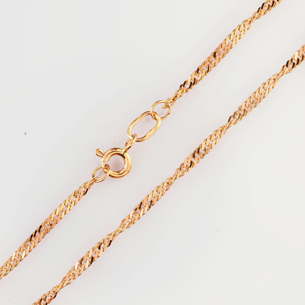 Цепь из красного золота 375 пробы