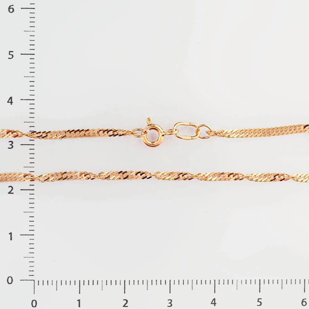 Цепь из красного золота 375 пробы