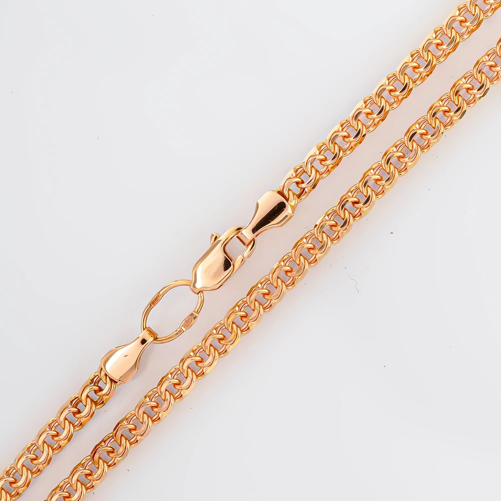 Цепь из красного золота 585 пробы