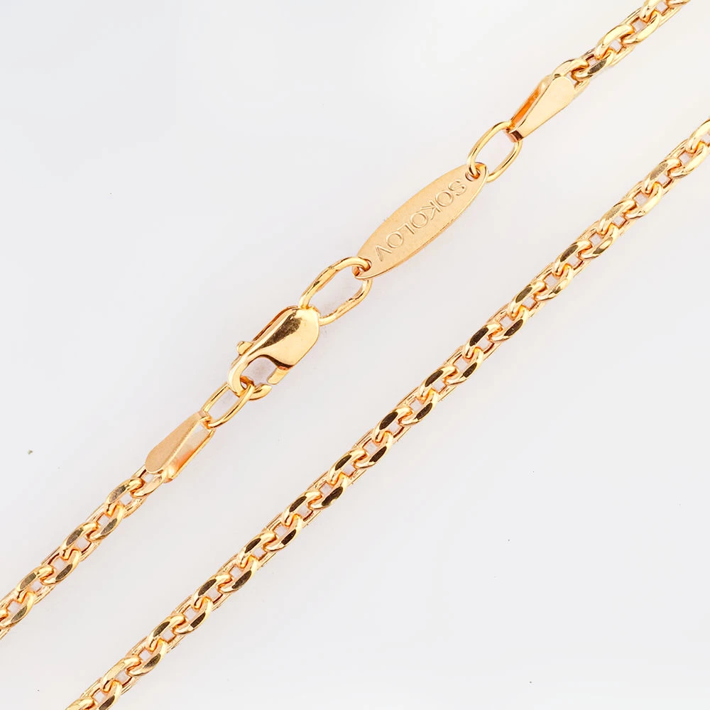 Цепь из красного золота 585 пробы