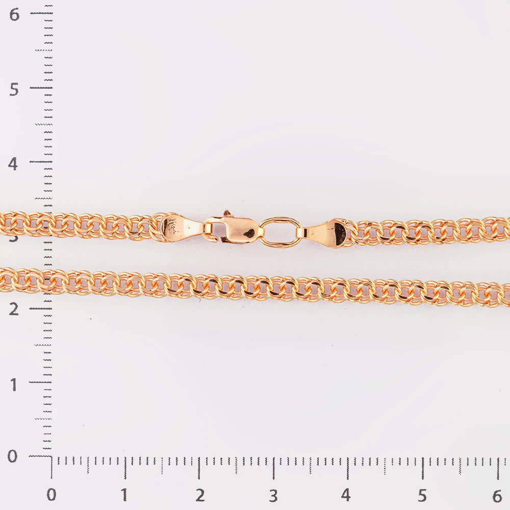 Цепь из красного золота 585 пробы