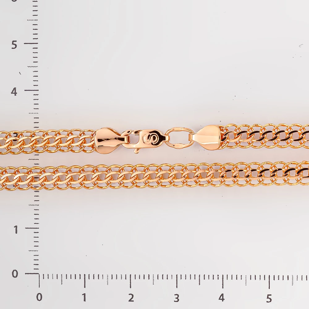 Цепь из красного золота 585 пробы