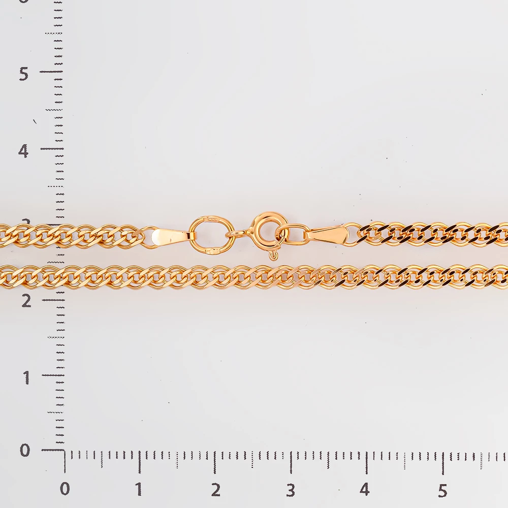 Цепь из красного золота 585 пробы