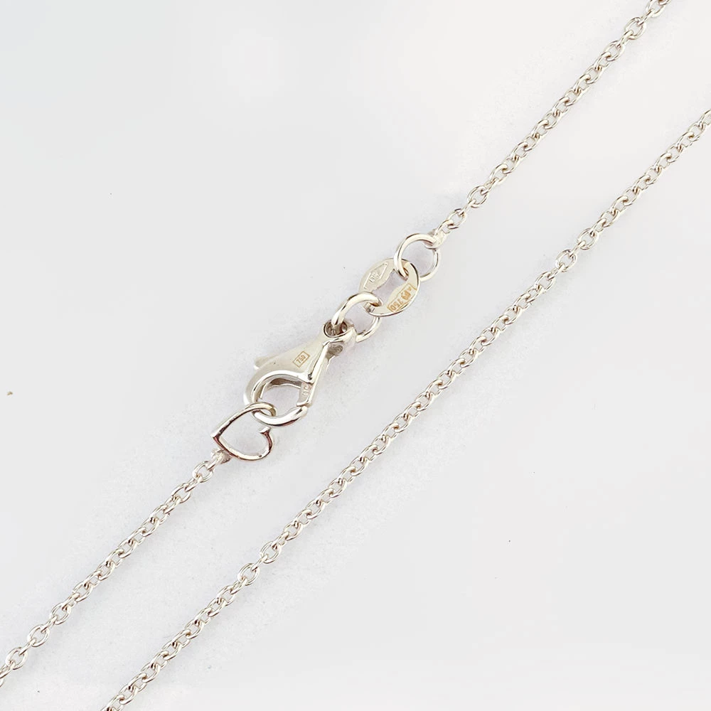 Цепь из белого золота 750 пробы