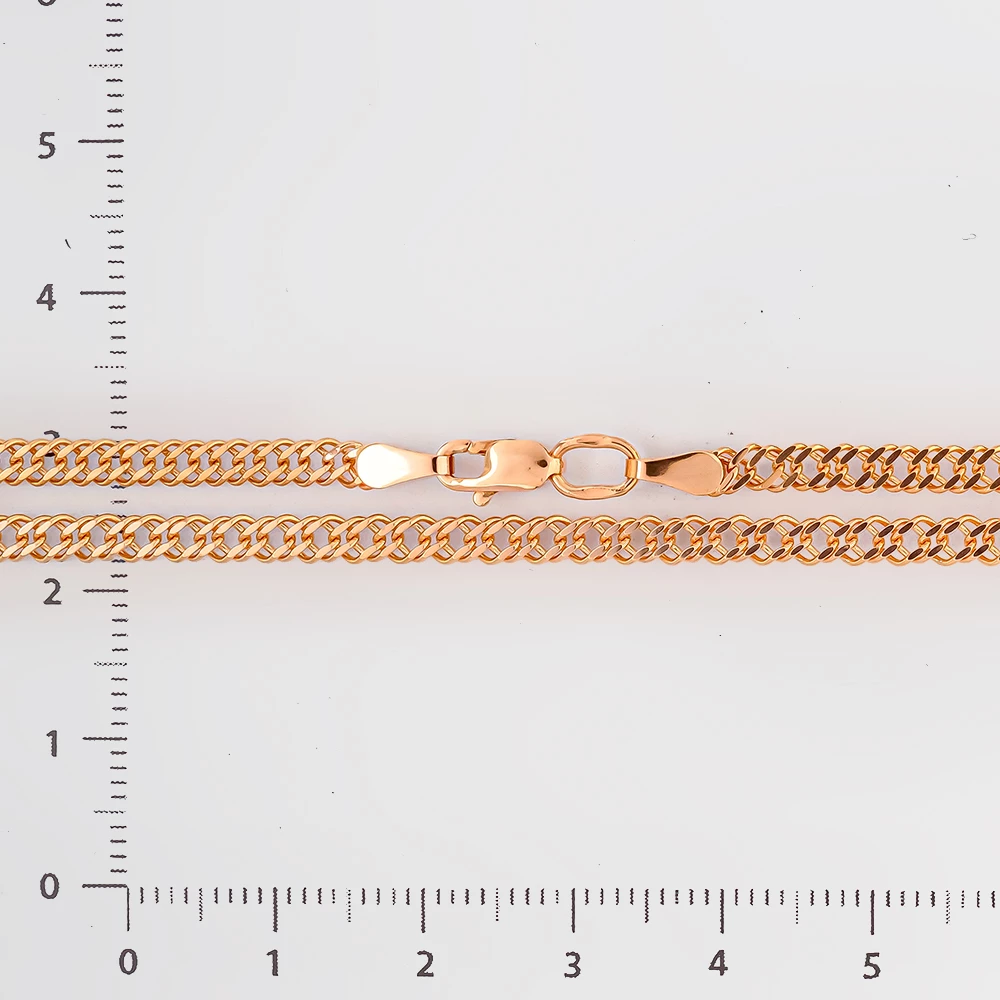 Цепь из красного золота 585 пробы