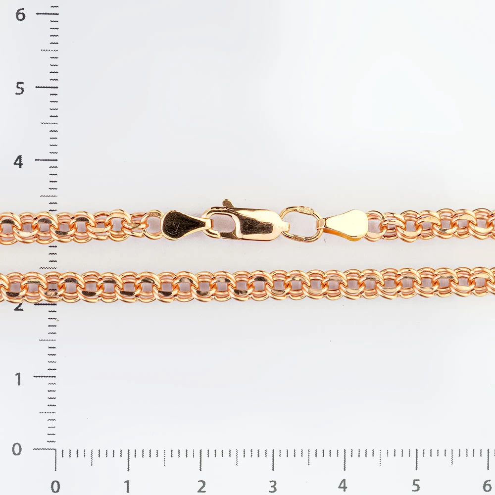 Цепь из красного золота 585 пробы