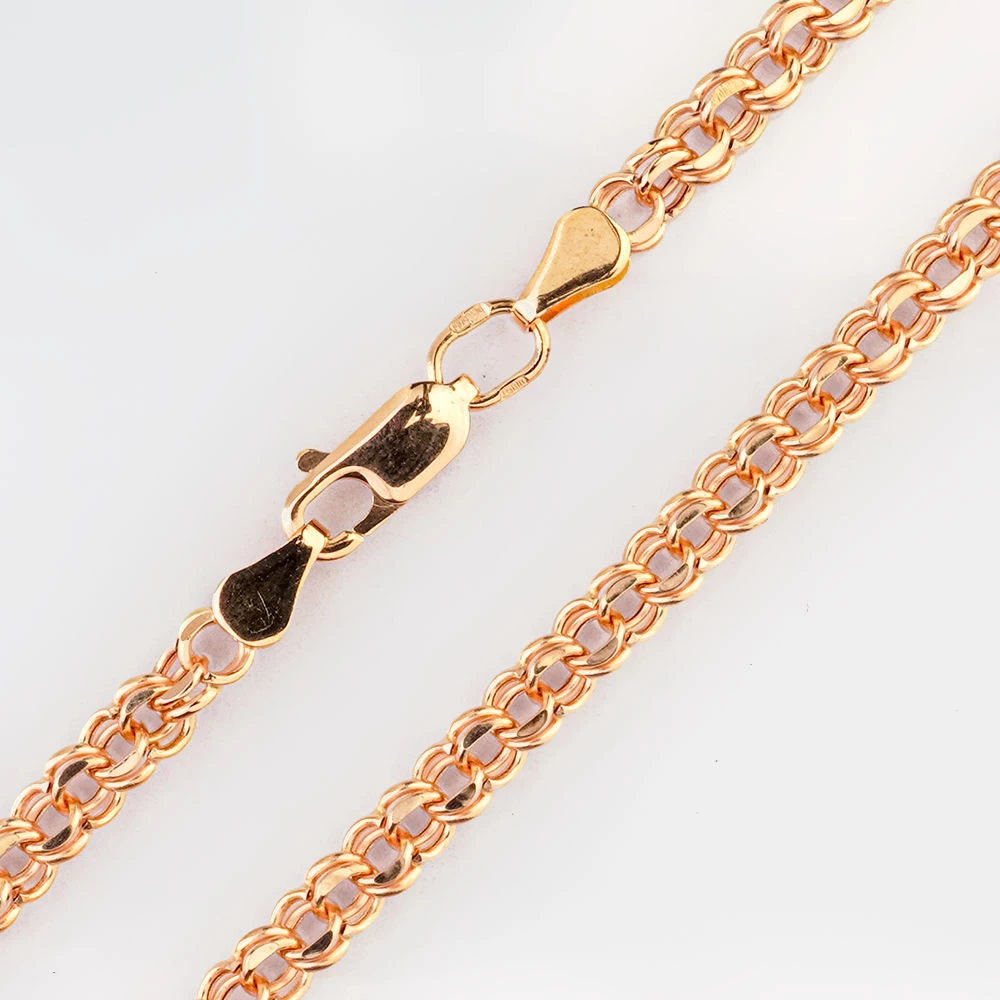 Цепь из красного золота 585 пробы