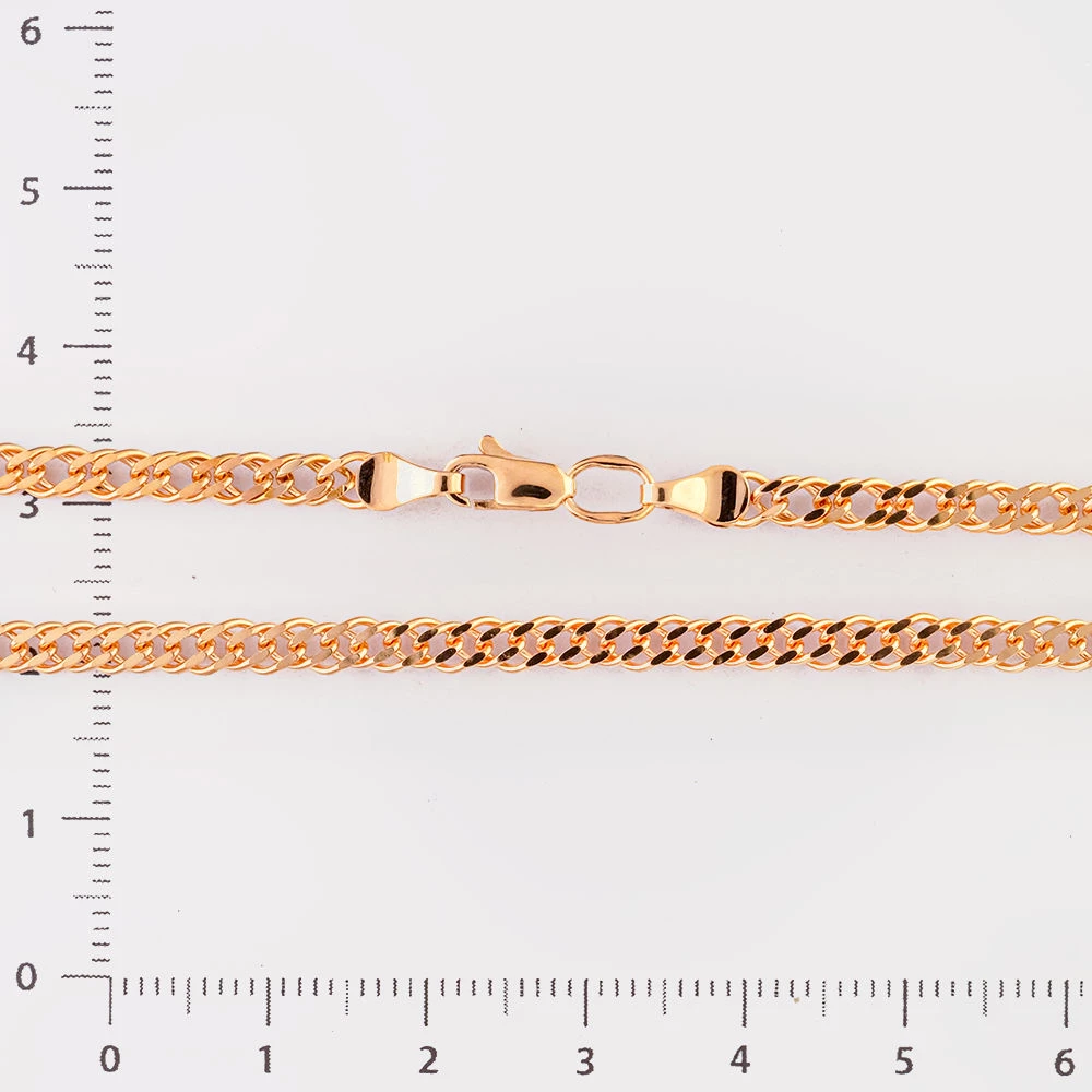 Цепь из красного золота 585 пробы