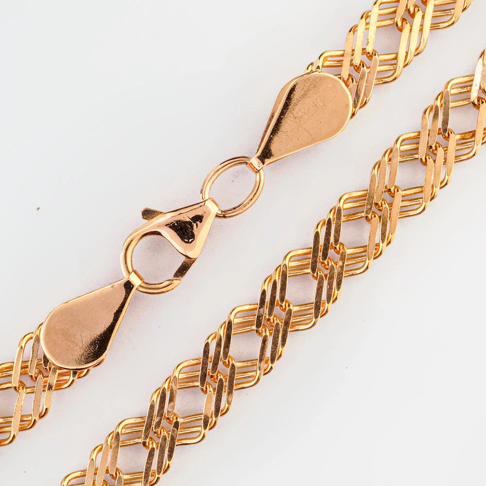 Цепь из красного золота 585 пробы