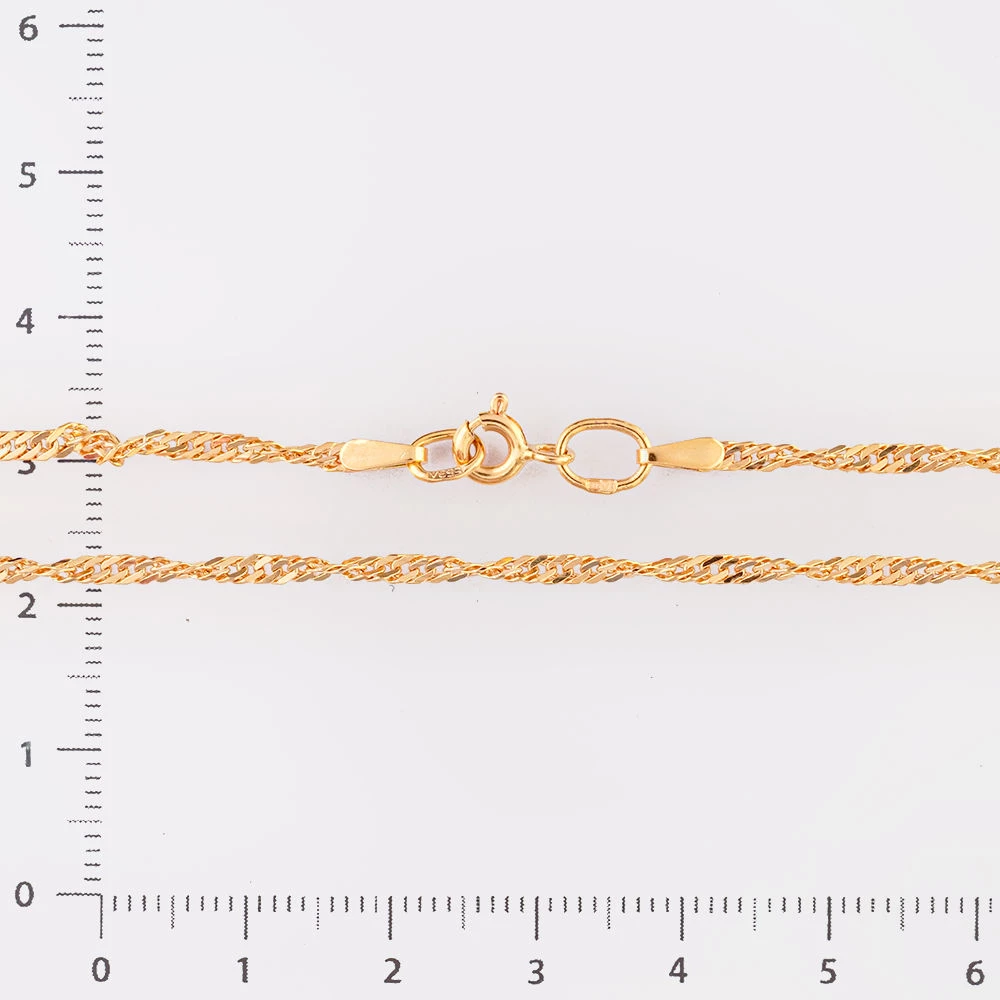 Цепь из красного золота 585 пробы