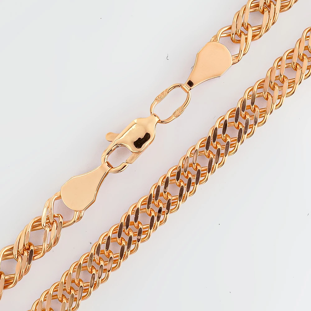 Цепь из красного золота 585 пробы