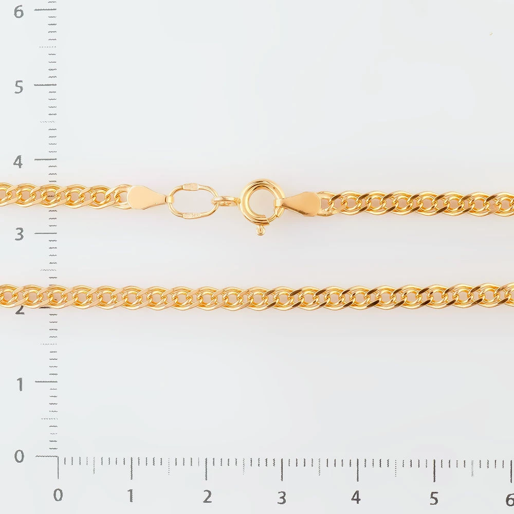 Цепь из красного золота 585 пробы