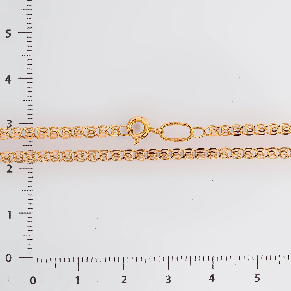 Цепь из красного золота 585 пробы