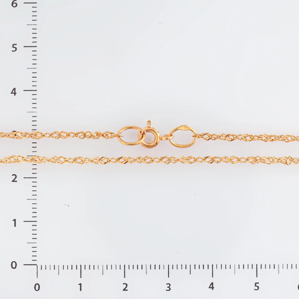 Цепь из красного золота 585 пробы