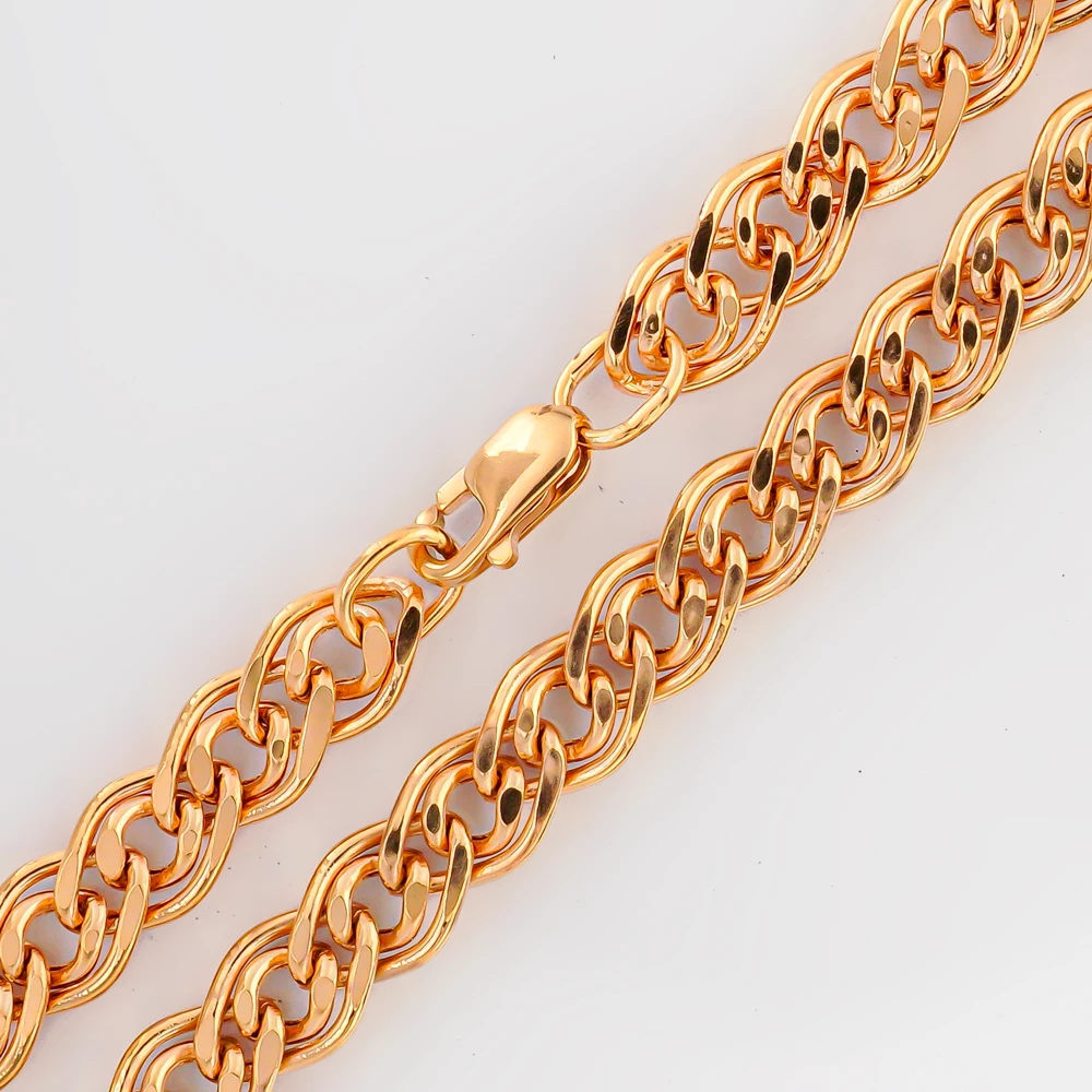 Цепь из красного золота 585 пробы