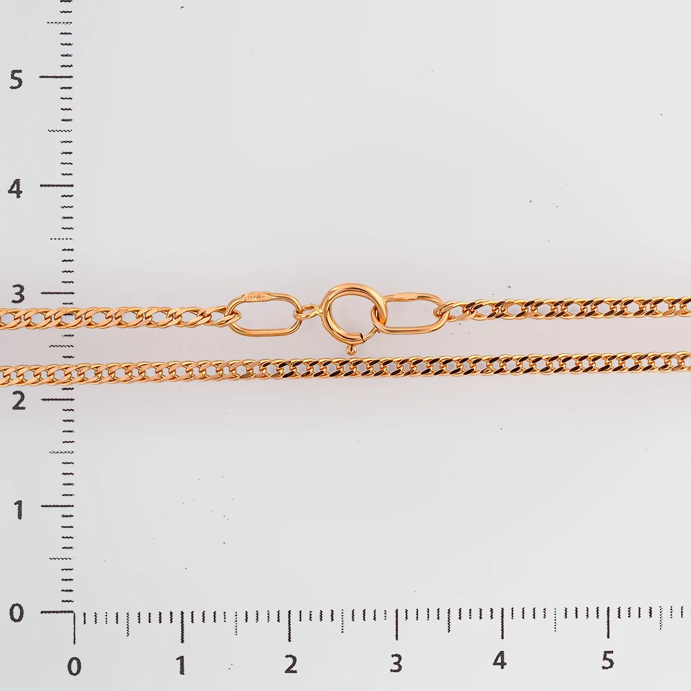 Цепь из красного золота 585 пробы