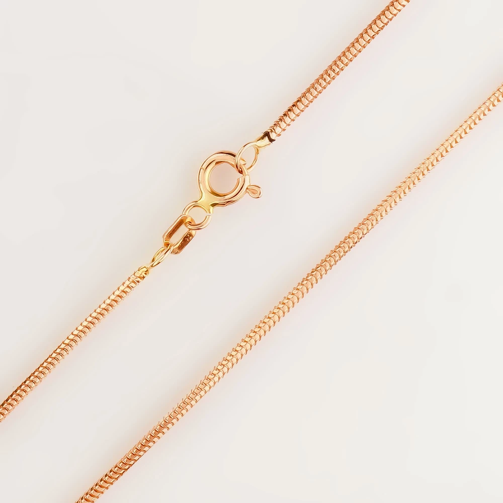 Цепь из красного золота 585 пробы