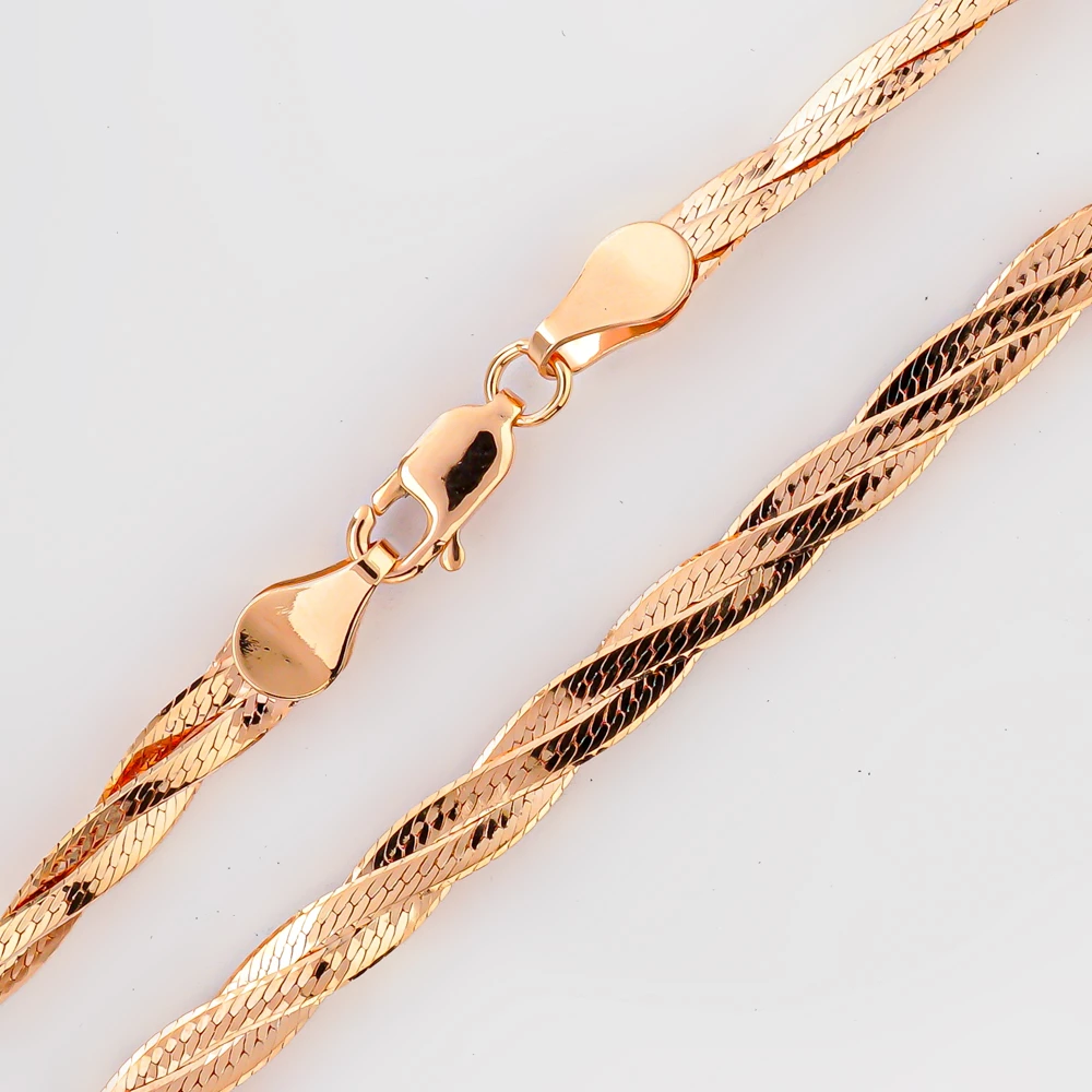 Цепь из красного золота 585 пробы