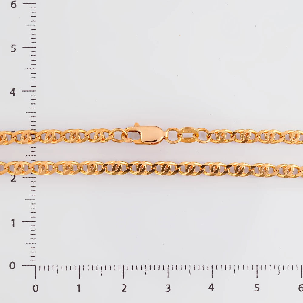 Цепь из красного золота 585 пробы