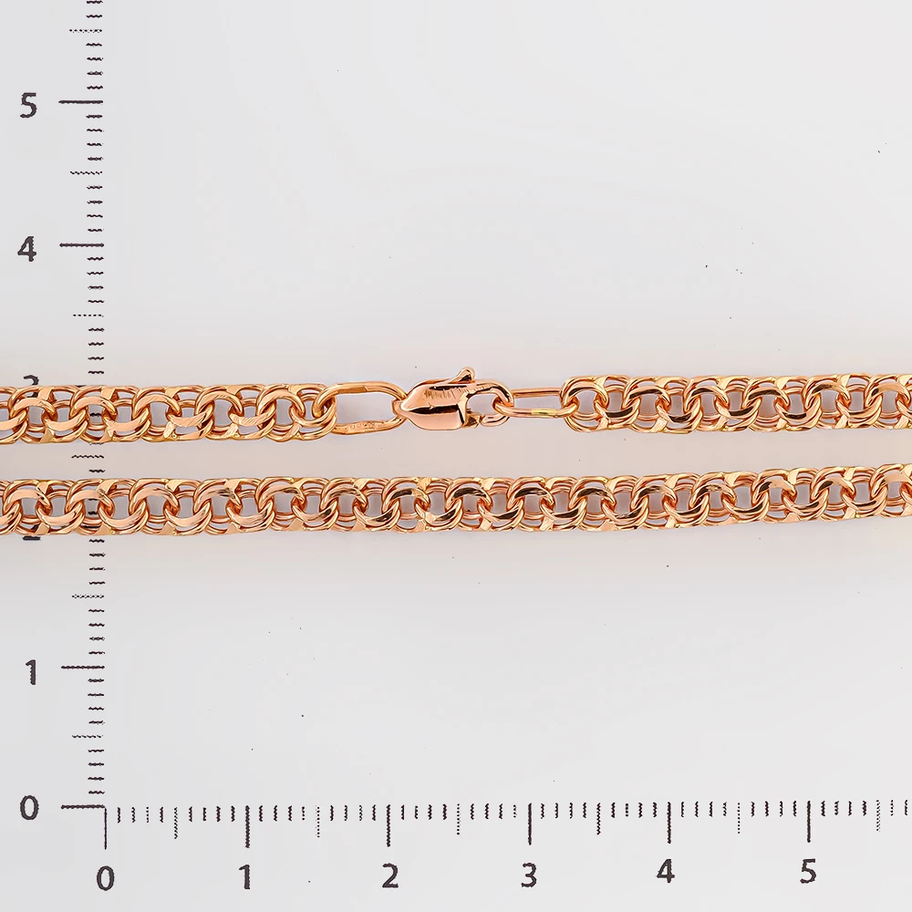 Цепь из красного золота 585 пробы
