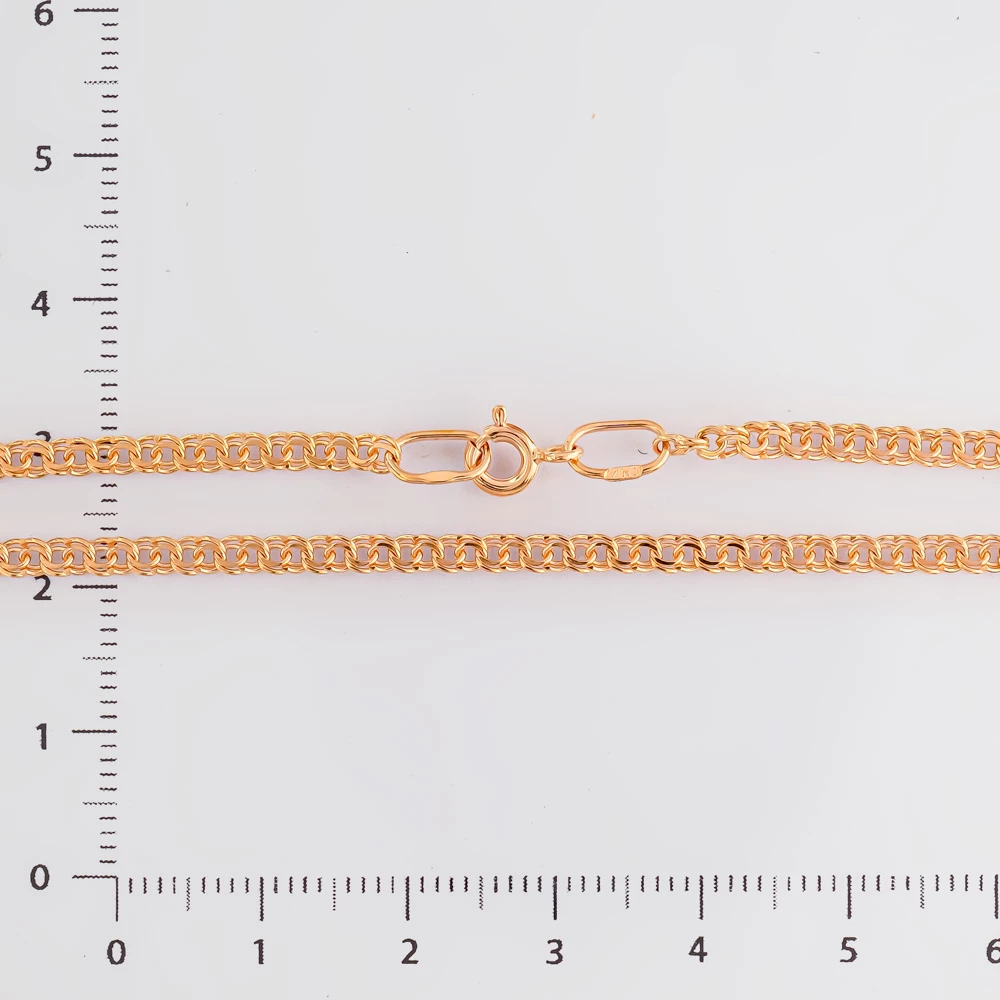 Цепь из красного золота 585 пробы