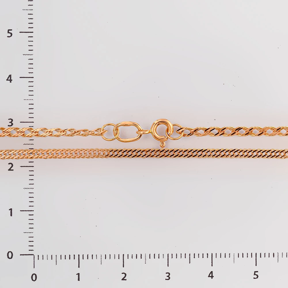 Цепь из красного золота 585 пробы