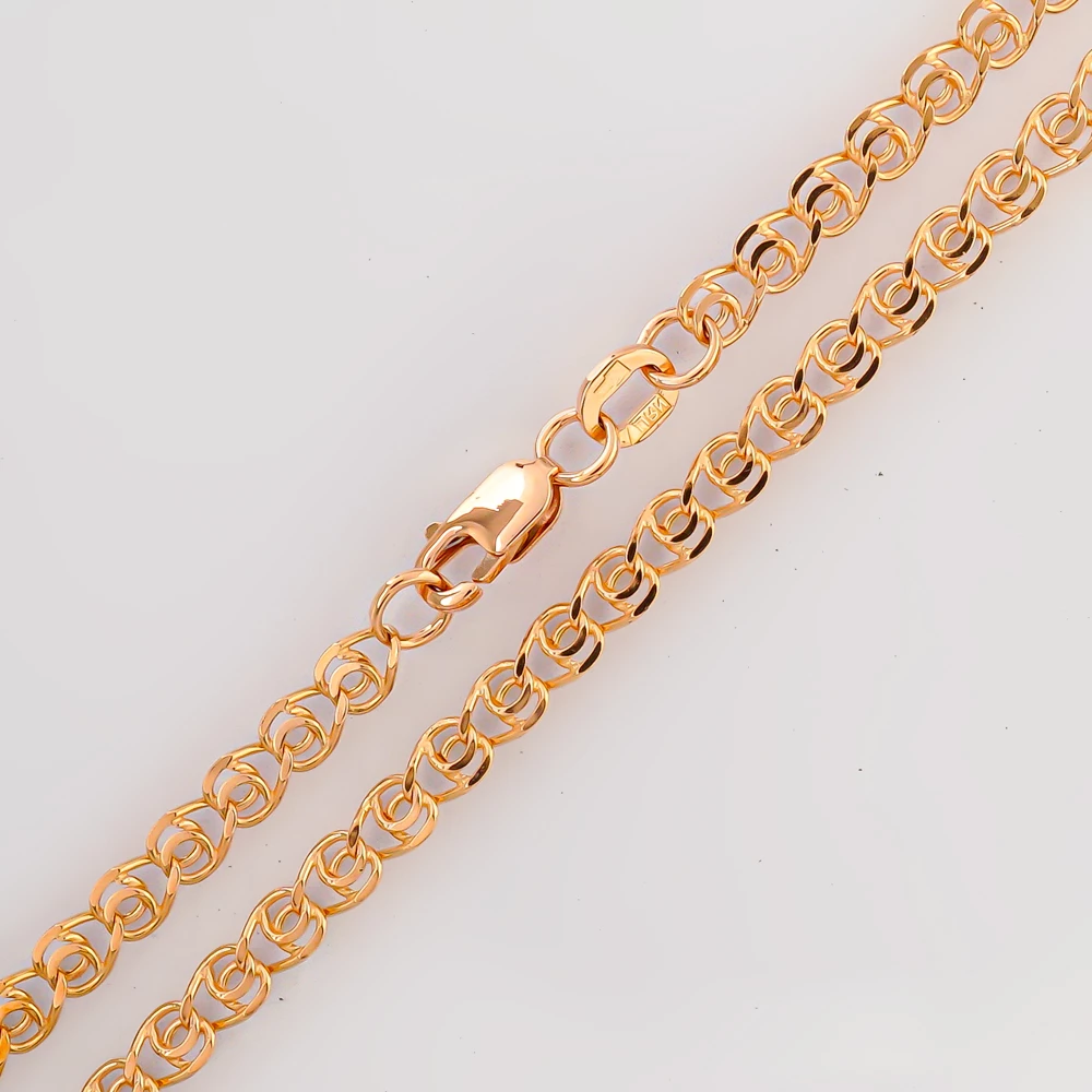 Цепь из красного золота 585 пробы