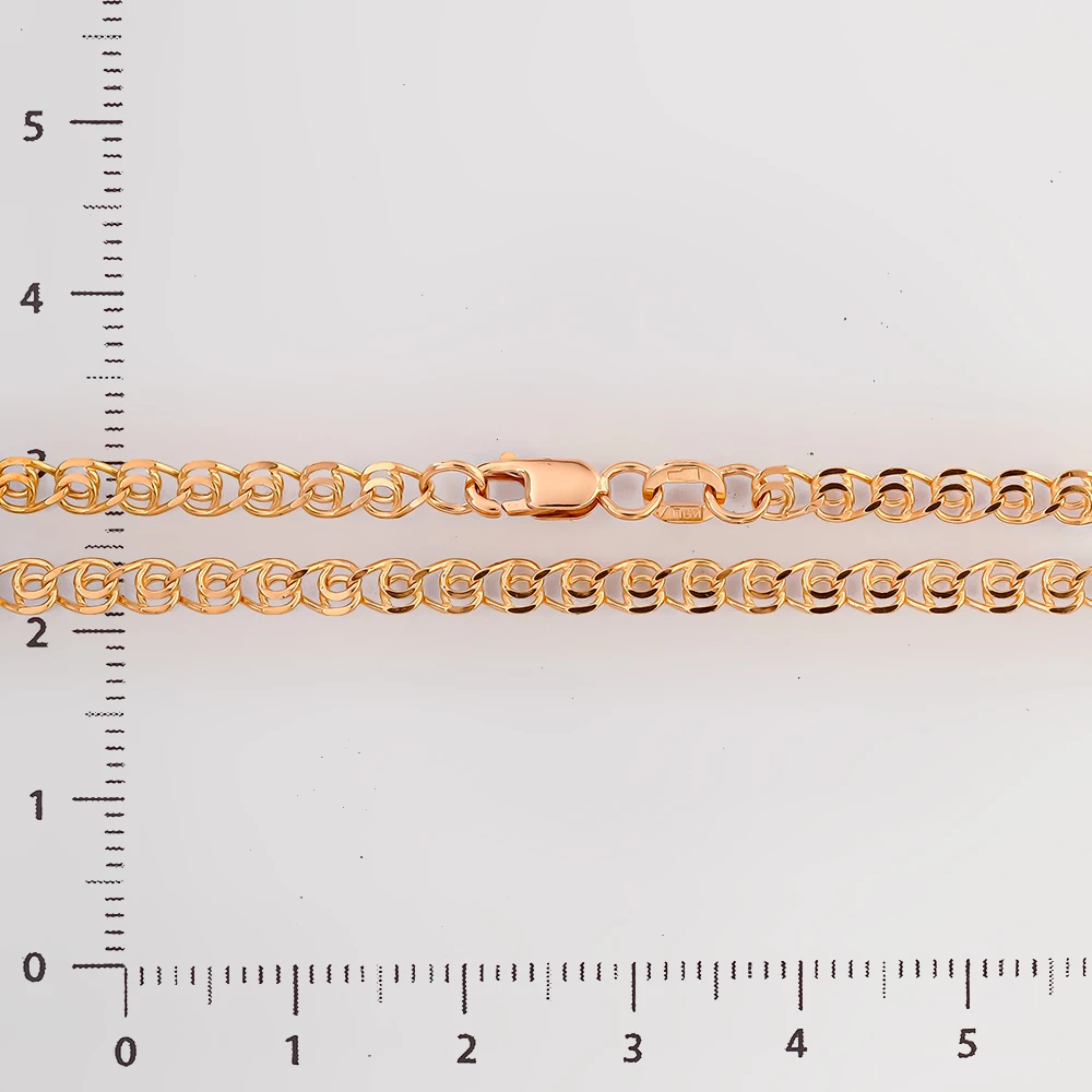 Цепь из красного золота 585 пробы