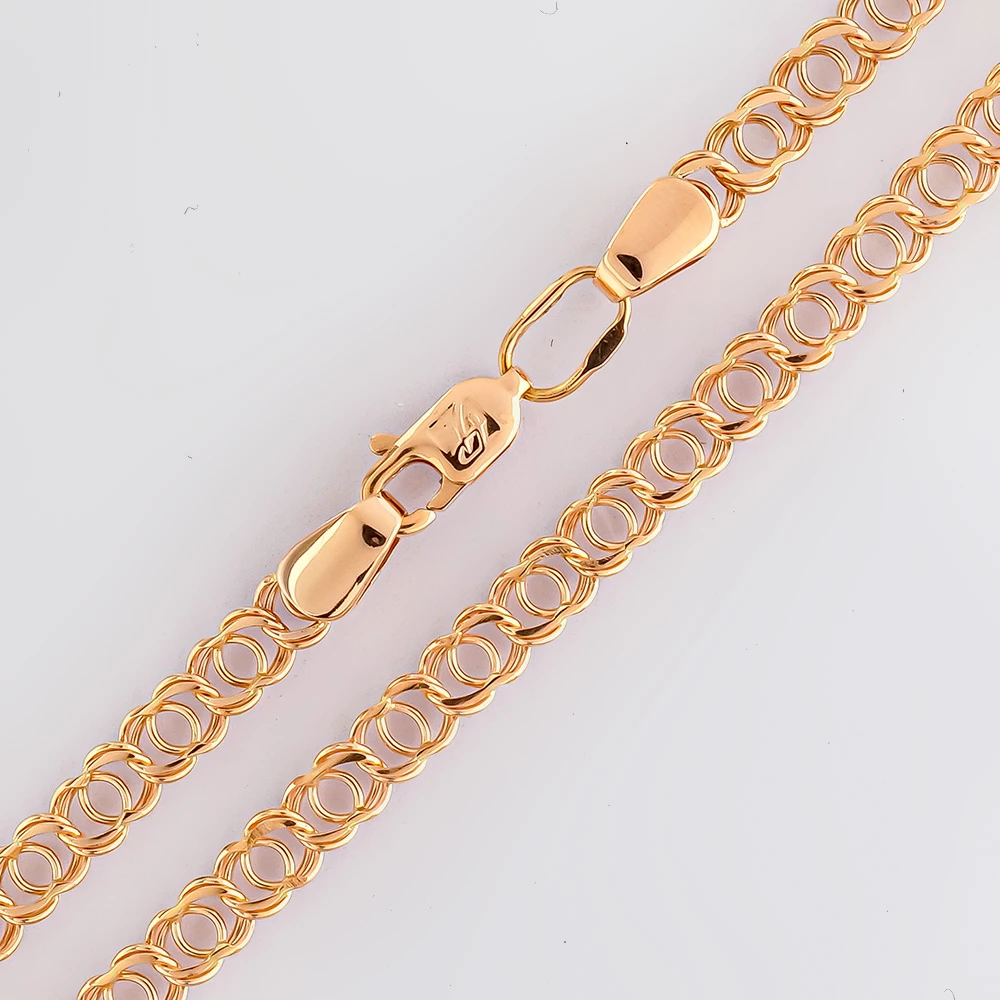 Цепь из красного золота 585 пробы