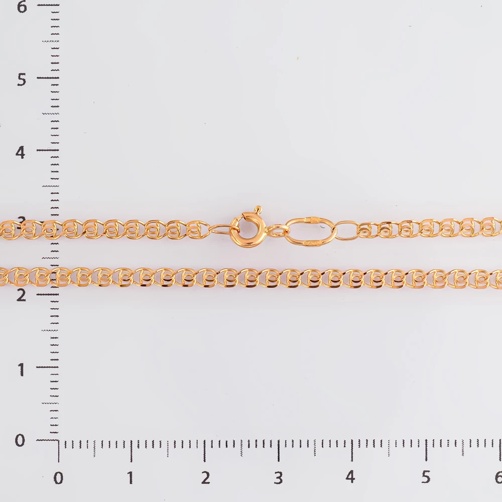 Цепь из красного золота 585 пробы