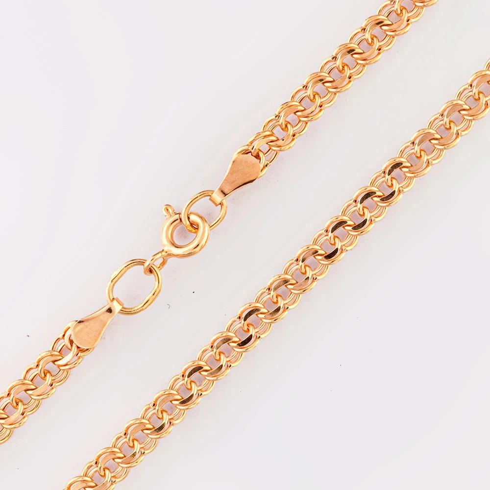 Цепь из красного золота 585 пробы