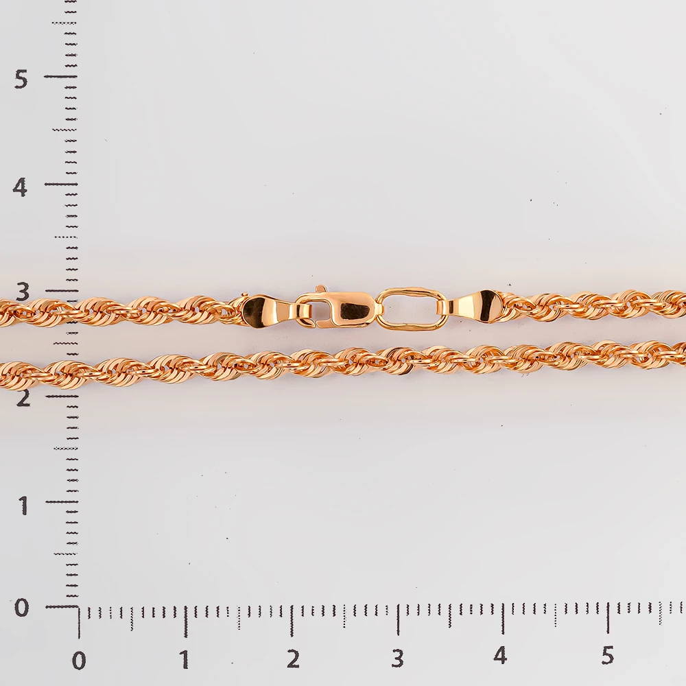 Цепь из красного золота 585 пробы
