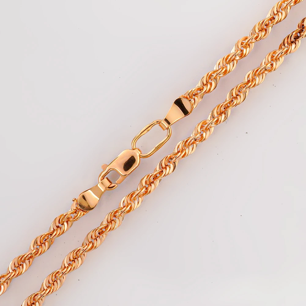 Цепь из красного золота 585 пробы