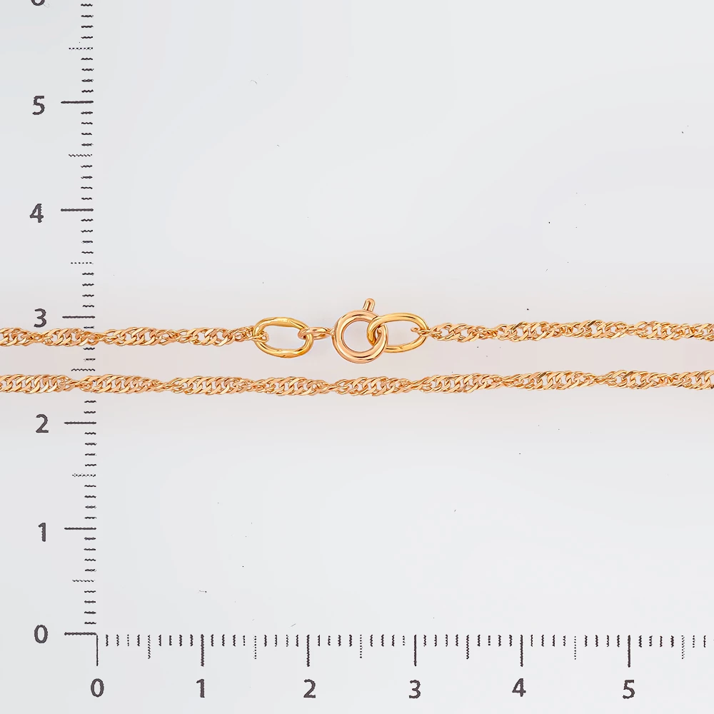 Цепь из красного золота 585 пробы