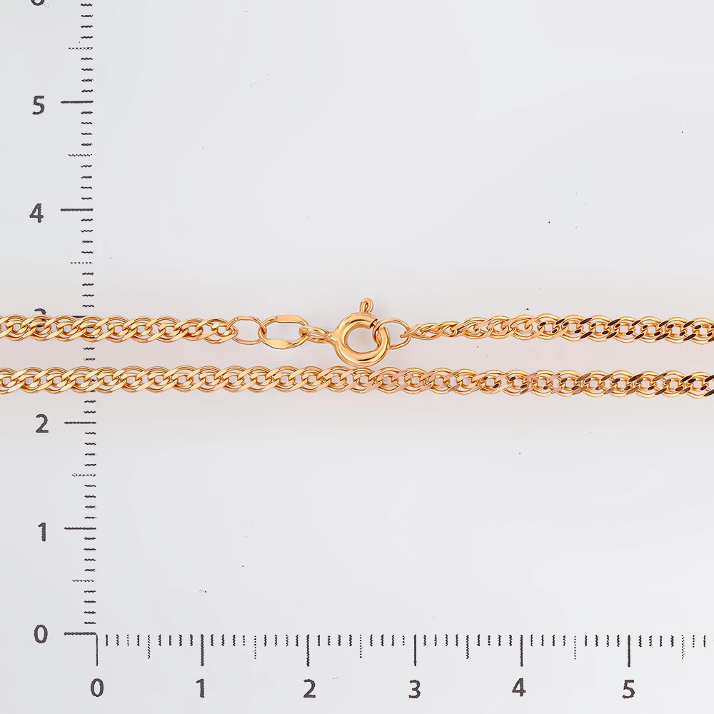 Цепь из красного золота 585 пробы