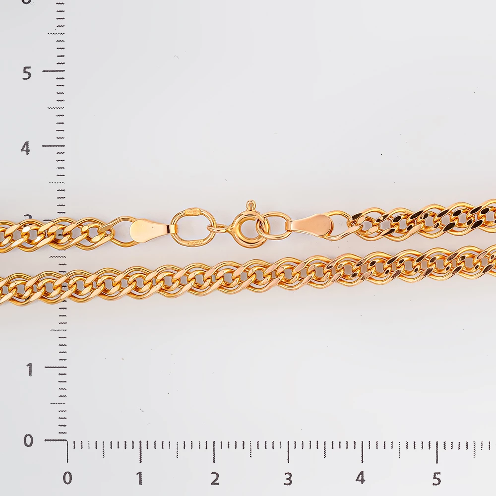 Цепь из красного золота 585 пробы