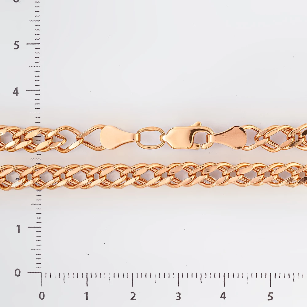 Цепь из красного золота 585 пробы