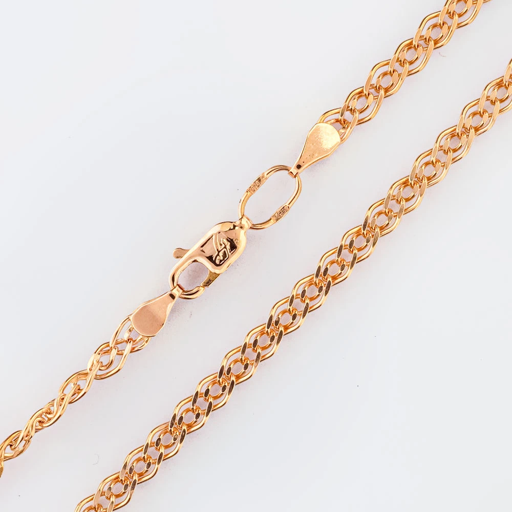 Цепь из красного золота 585 пробы