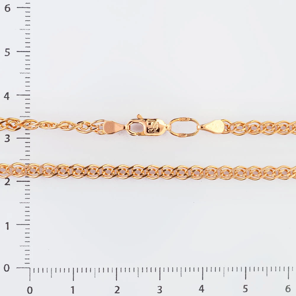 Цепь из красного золота 585 пробы