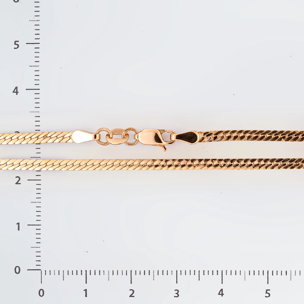 Цепь из красного золота 585 пробы