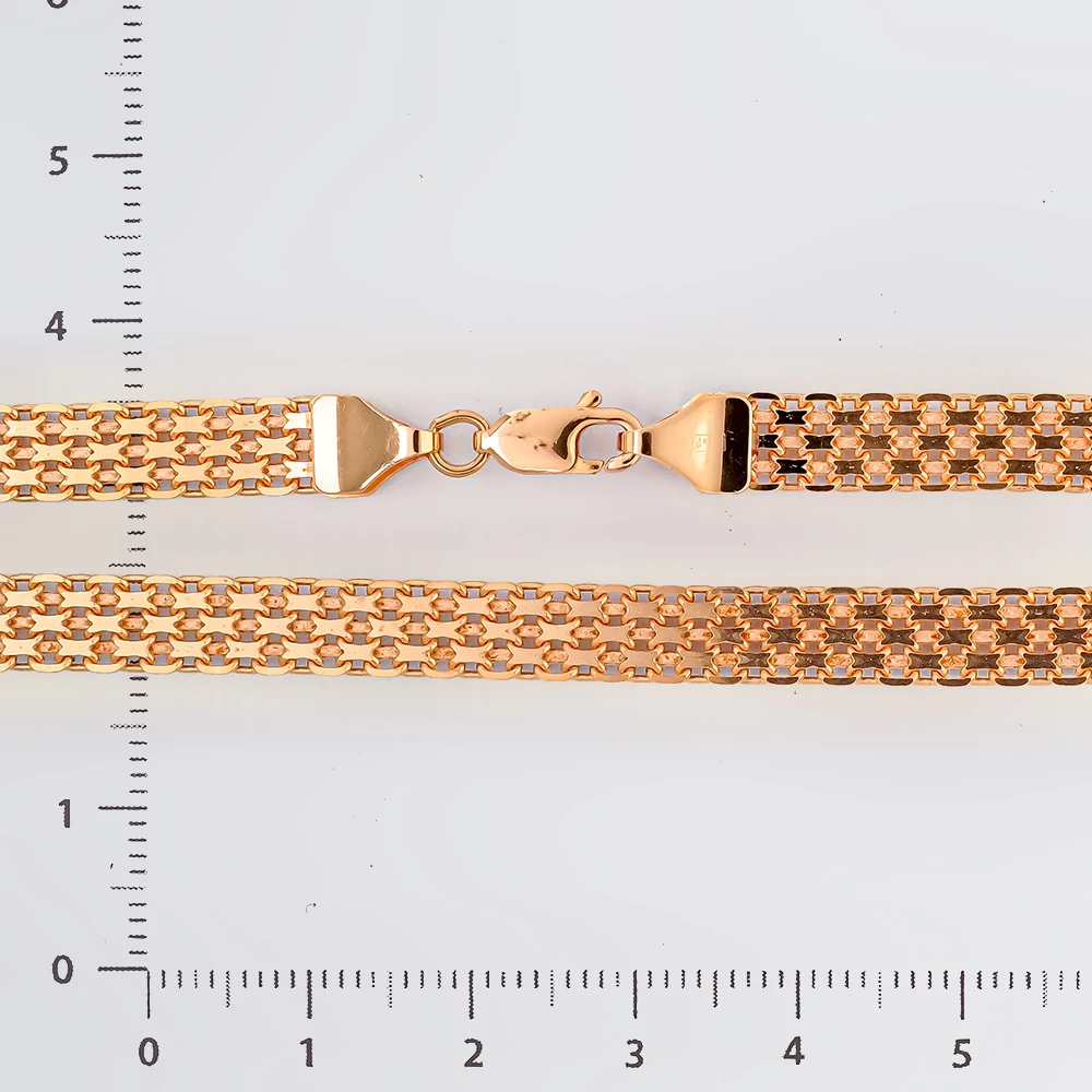 Цепь из красного золота 585 пробы