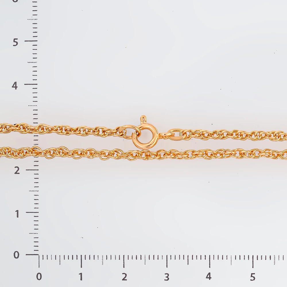 Цепь из красного золота 585 пробы