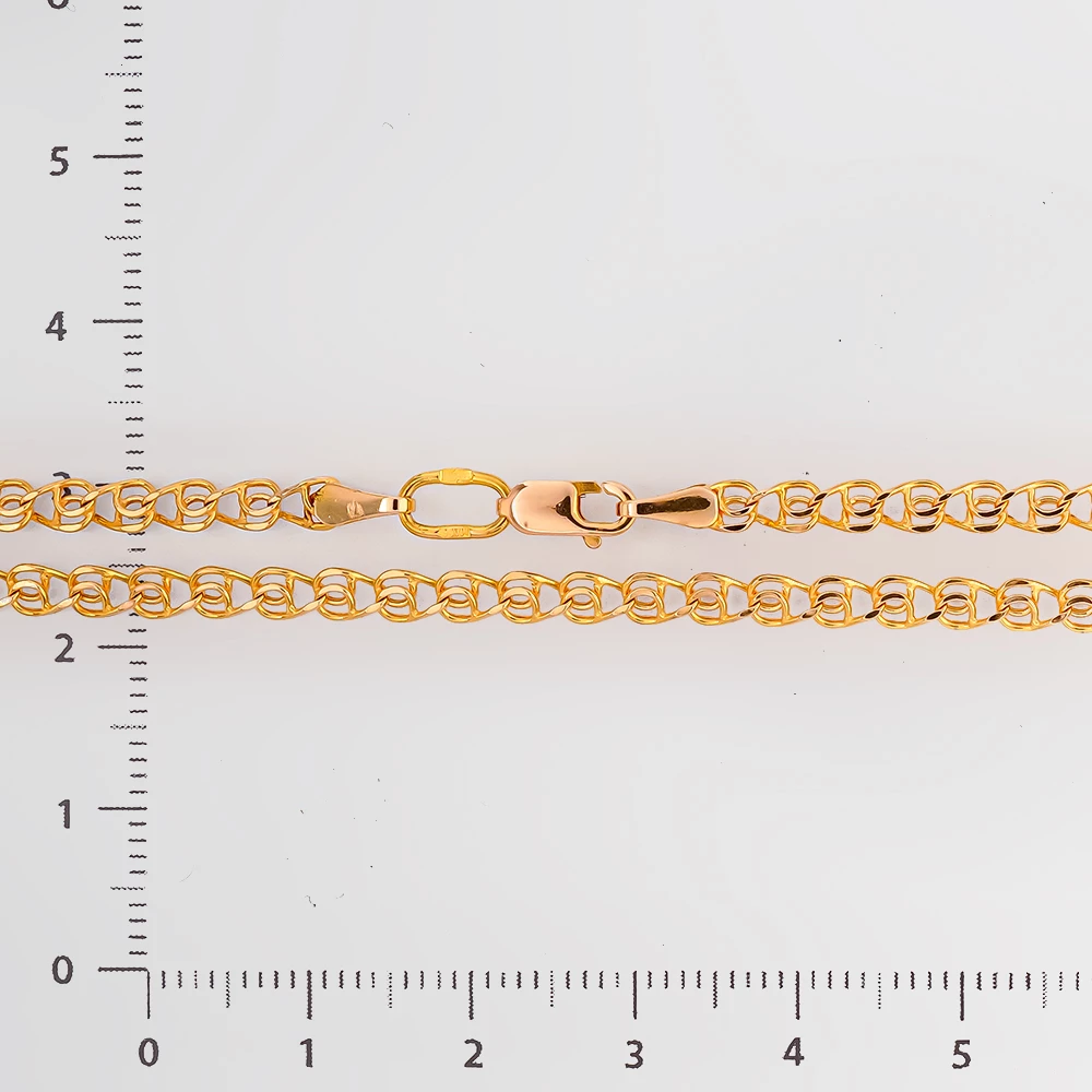 Цепь из красного золота 585 пробы