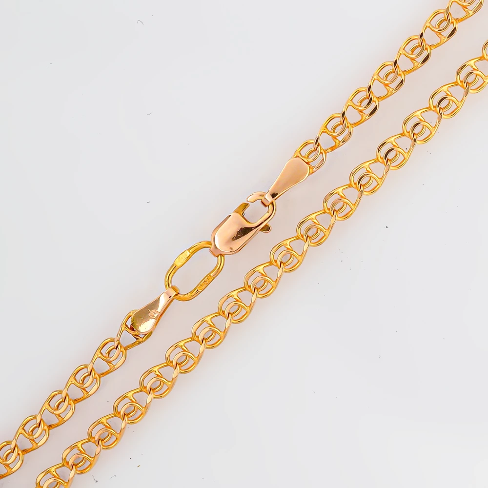 Цепь из красного золота 585 пробы