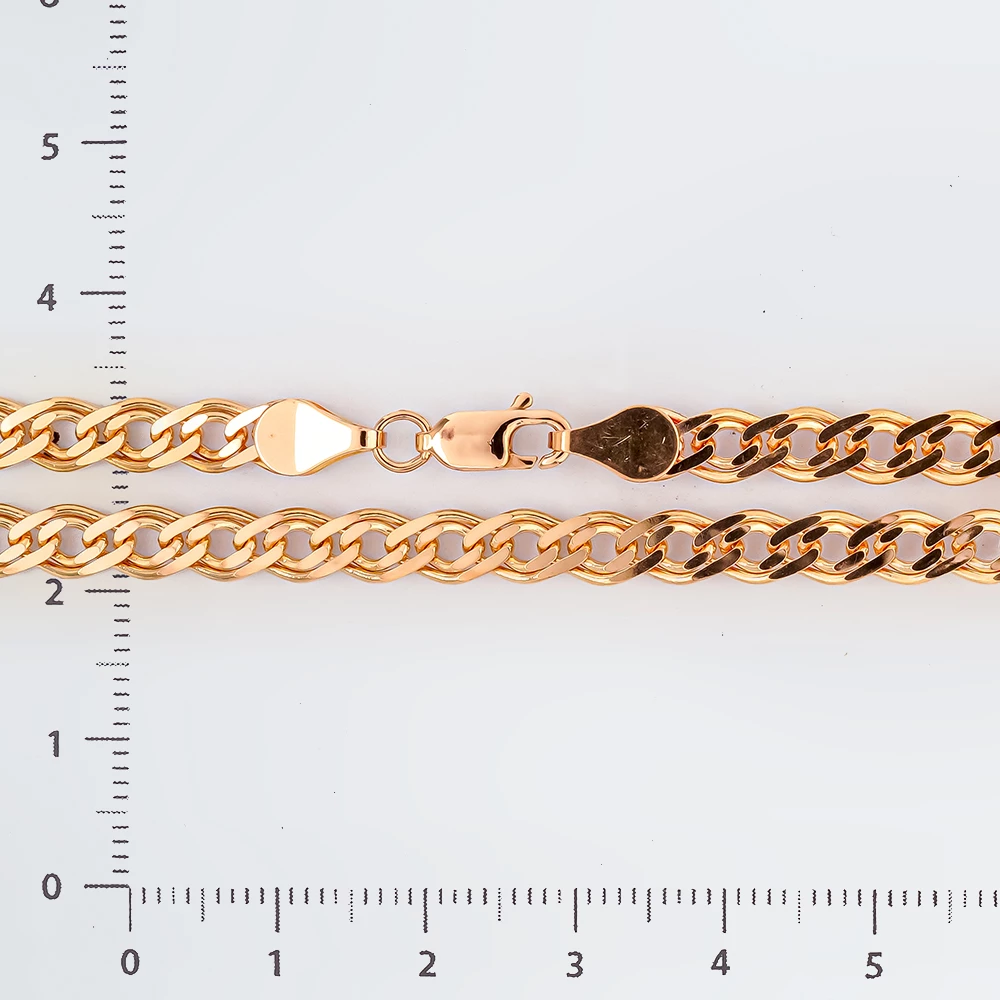 Цепь из красного золота 585 пробы