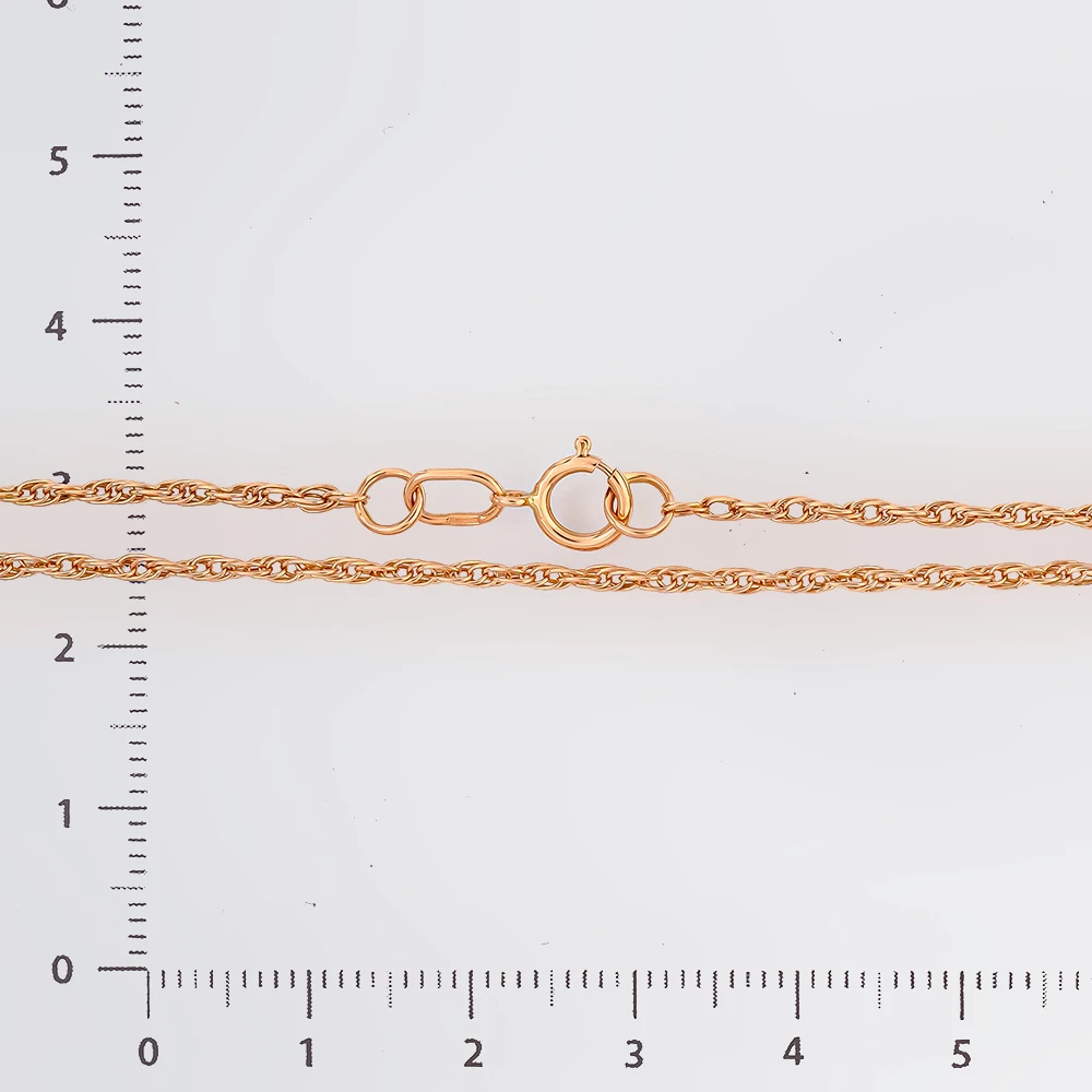 Цепь из красного золота 585 пробы