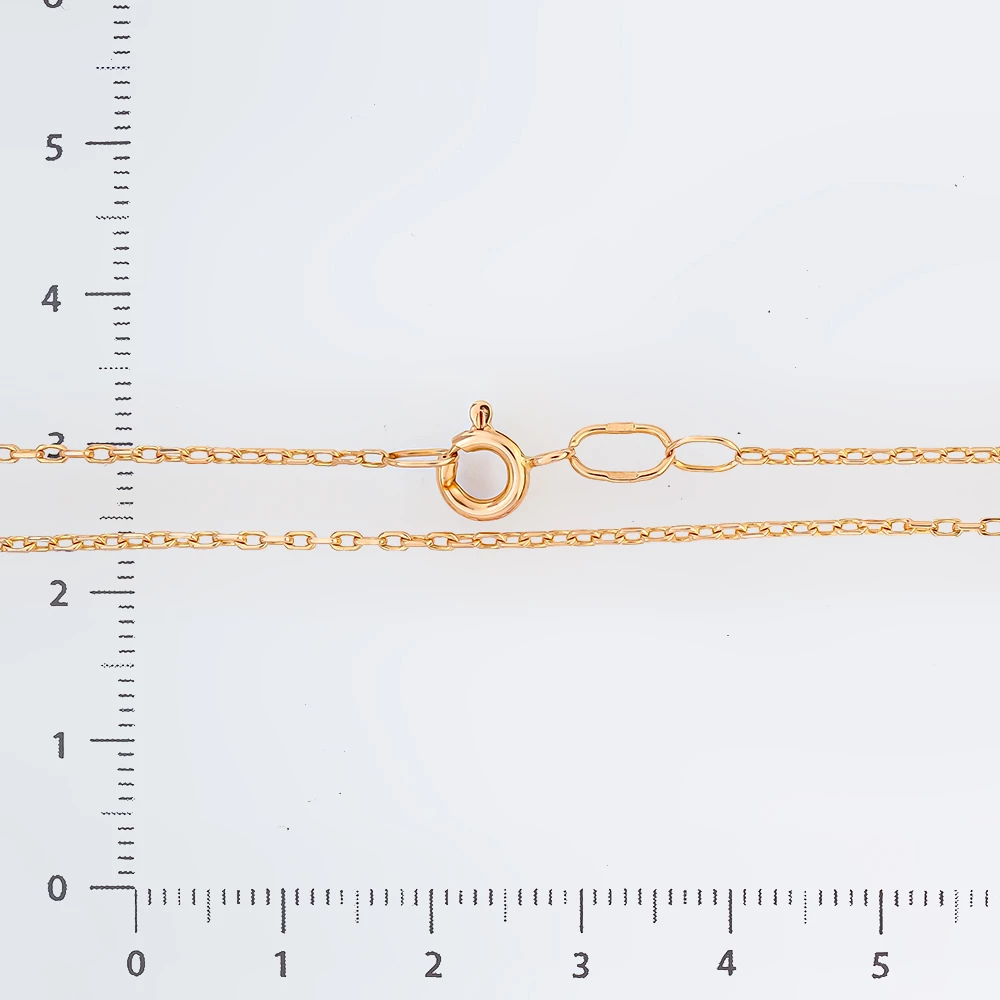 Цепь из красного золота 585 пробы