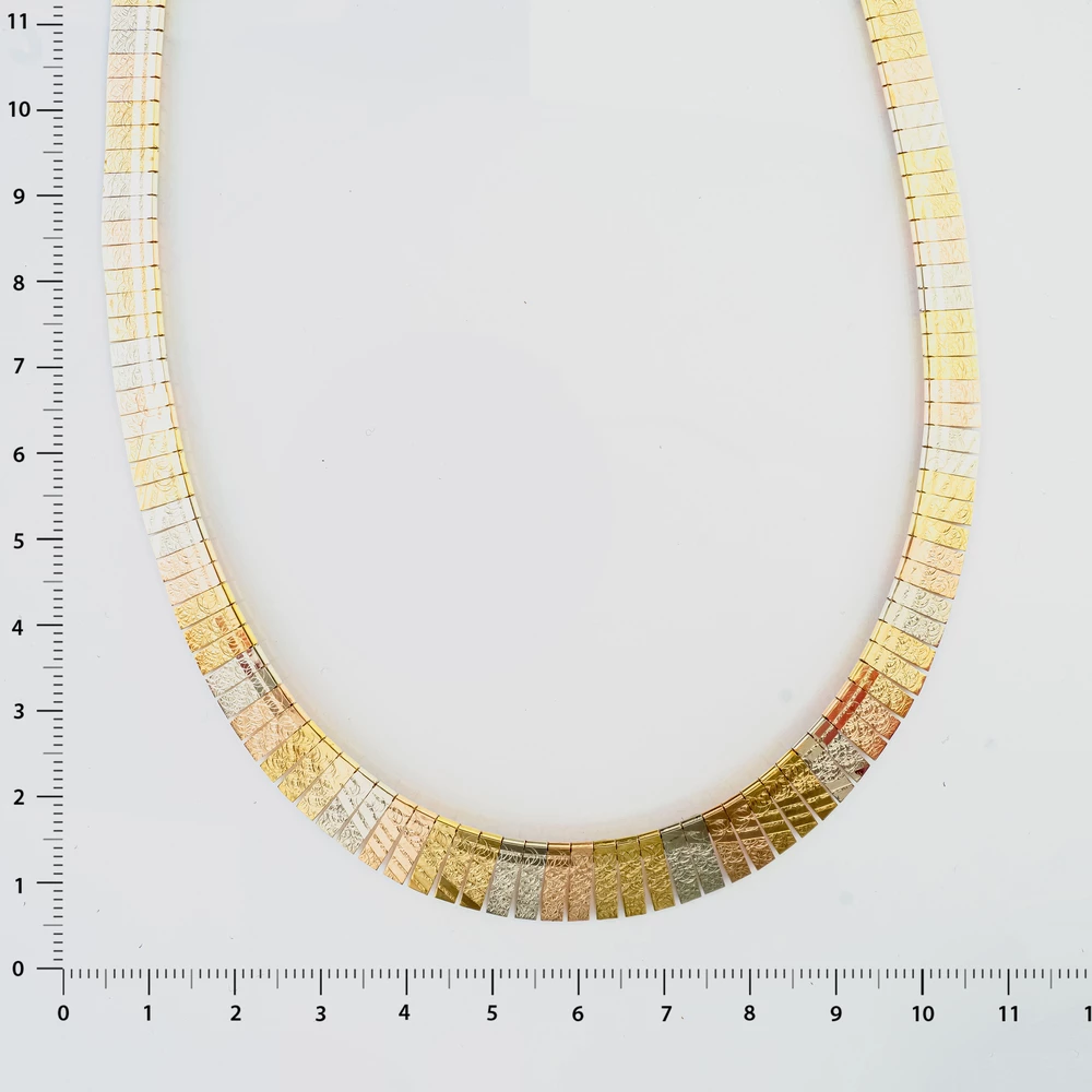 Колье из красного золота 585 пробы