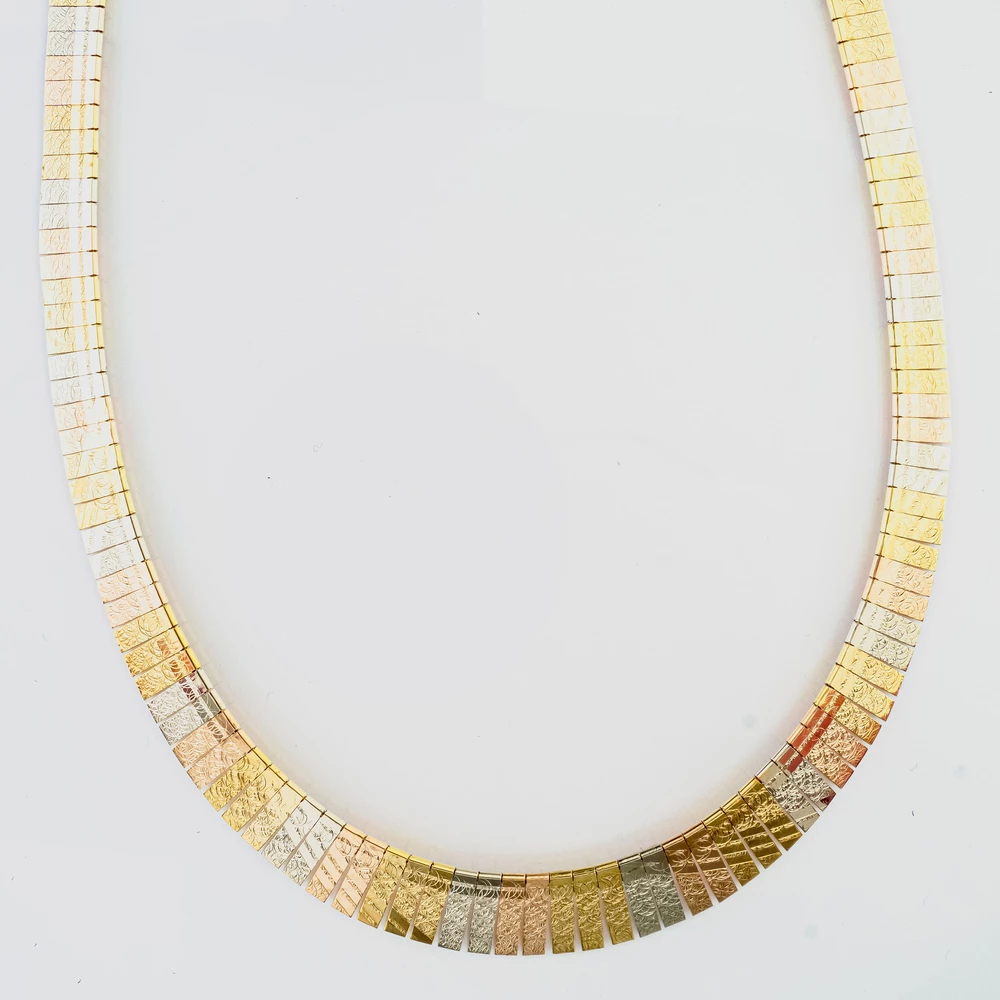 Колье из красного золота 585 пробы